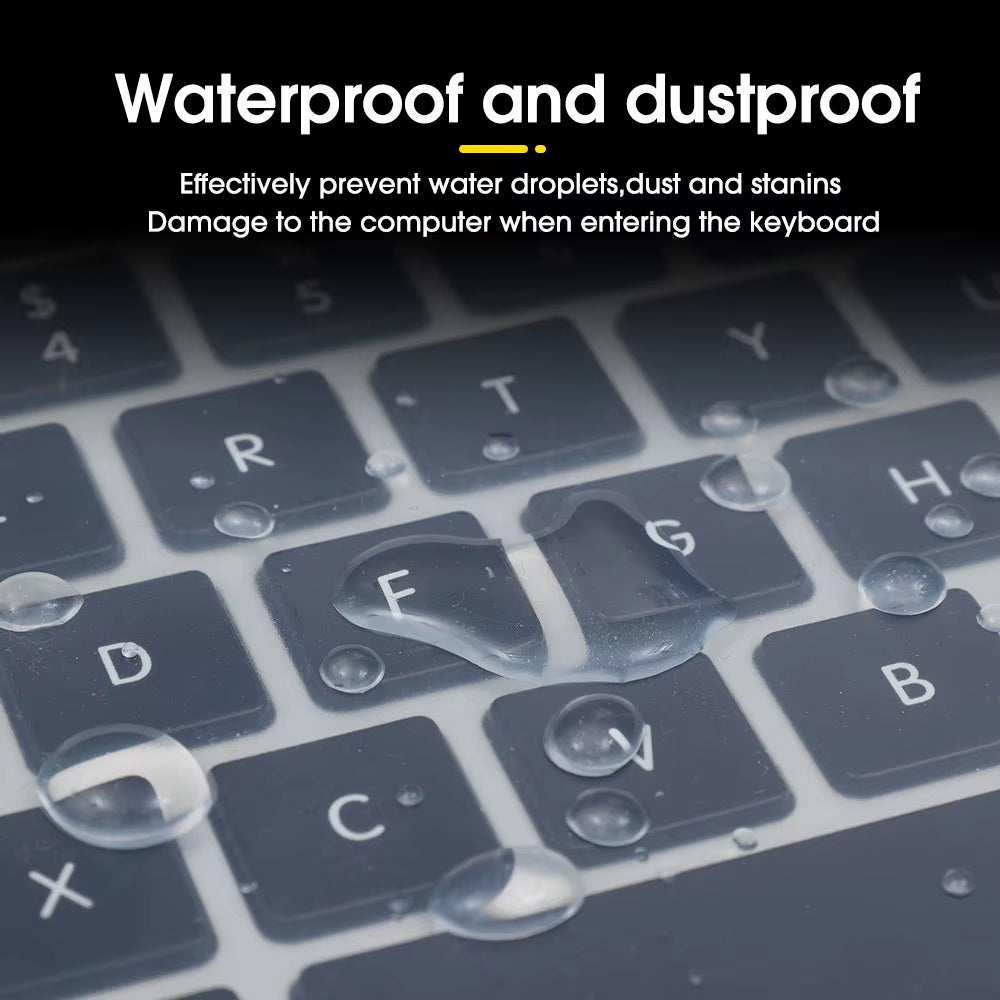 Protector de Teclado Universal para Laptop: Impermeable, Antipolvo y Ultra Delgado