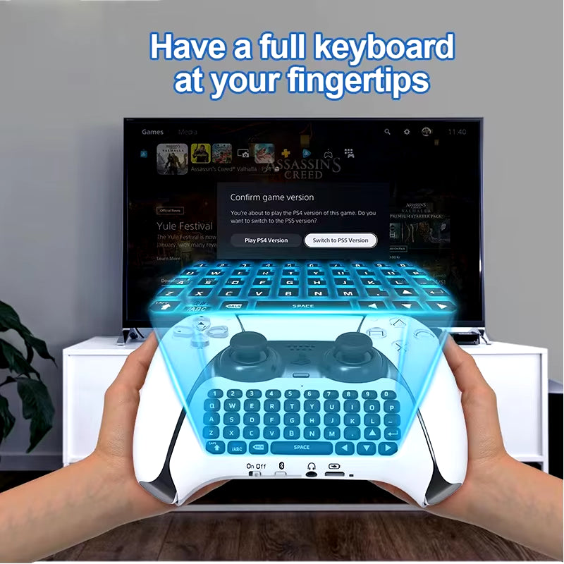 Teclado Bluetooth Chatpad para PS5