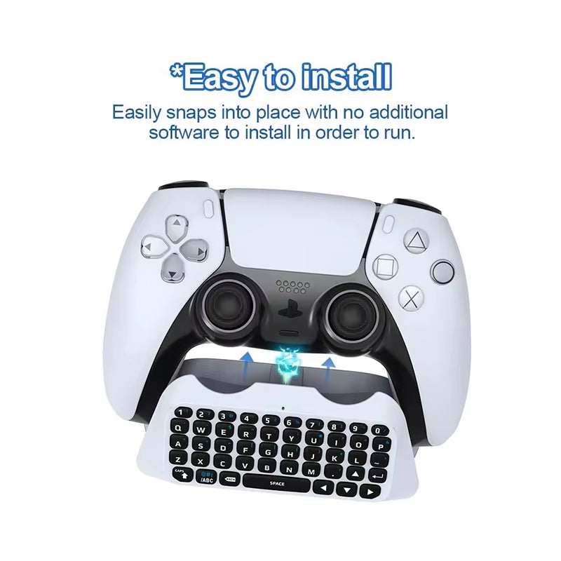 Teclado Bluetooth Chatpad para PS5